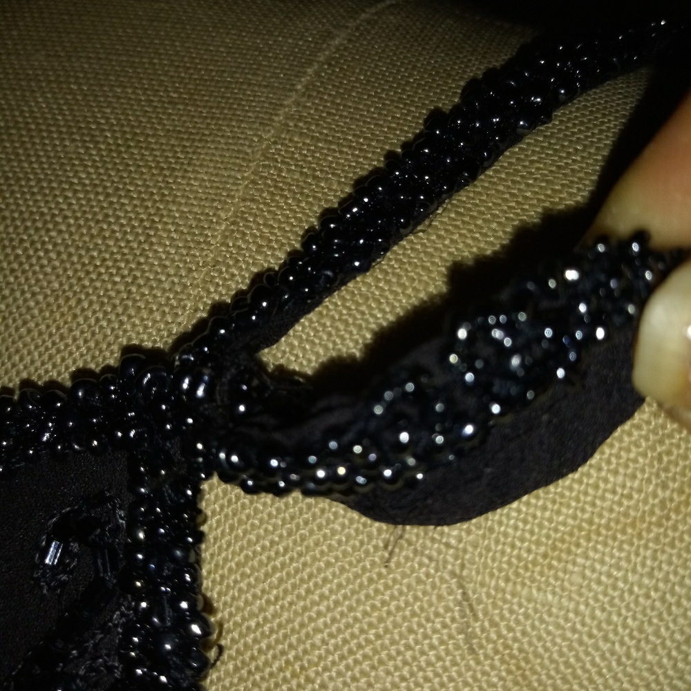 BLACK DRESS BLOUSE - Picture 6 of 8